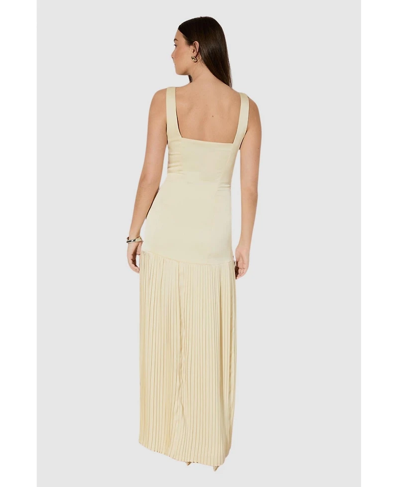 MissPap Women's Premium Pleated Skirt Bridesmaid Dress