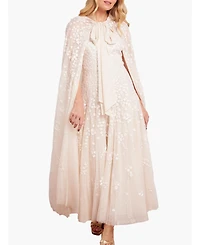 Needle & Thread Women's Scatter Blossom Hooded Long Cape