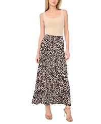 Vince Camuto Women's Printed Pull-On Midi Skirt