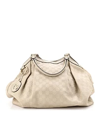 Pre-Owned Gucci Large Sukey Tote Guccissima Leather