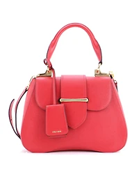 Pre-Owned Prada Large Sidonie Top Handle Bag Saffiano Leather
