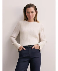 The Fold Women's Ellesmere Plisse Blouse