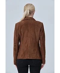 Furniq Uk Women's Suede Jacket