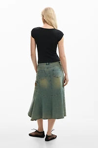 Desigual Women's Fitted flower t-shirt