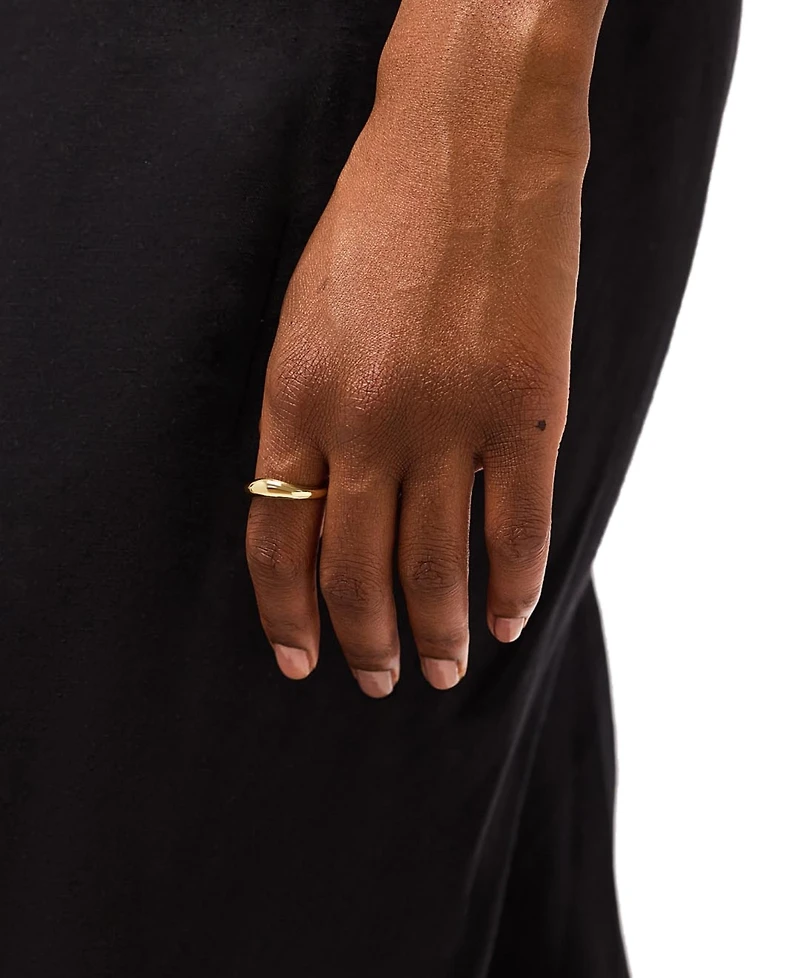 Ana Luisa Stevie Gold-Plated Band Ring