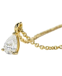 Ana Luisa Elise Gold-Plated Delicate Solitaire Pendant Necklace