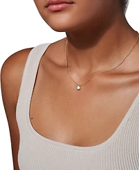 Ana Luisa Saya Gold-Plated Mother of Pearl Inlay Flower Pendant Necklace