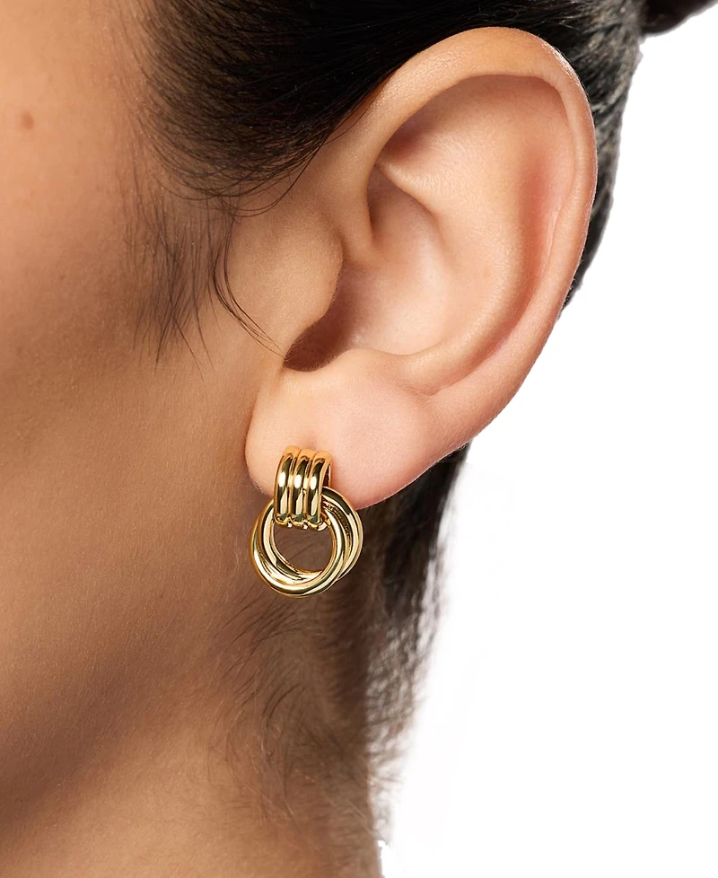 Ana Luisa Ryle Gold-Plated Statement Earrings