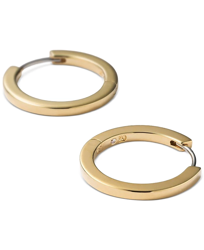 Ana Luisa Gold-Plated Huggie Medium Hoop Earrings
