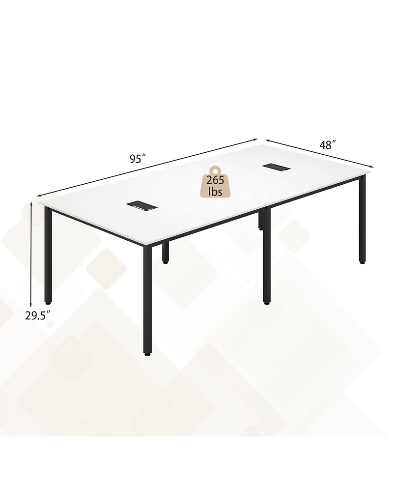 Gouun Conference Room Table Large Meeting Table