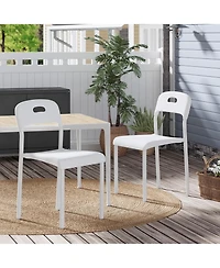 gaomon Dining Chair Outdoor Patio Dining Chairs Set of 2