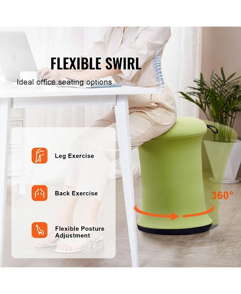 Gouun Active Wobble Chair with 20-Degree Tilt and Adjustable Height