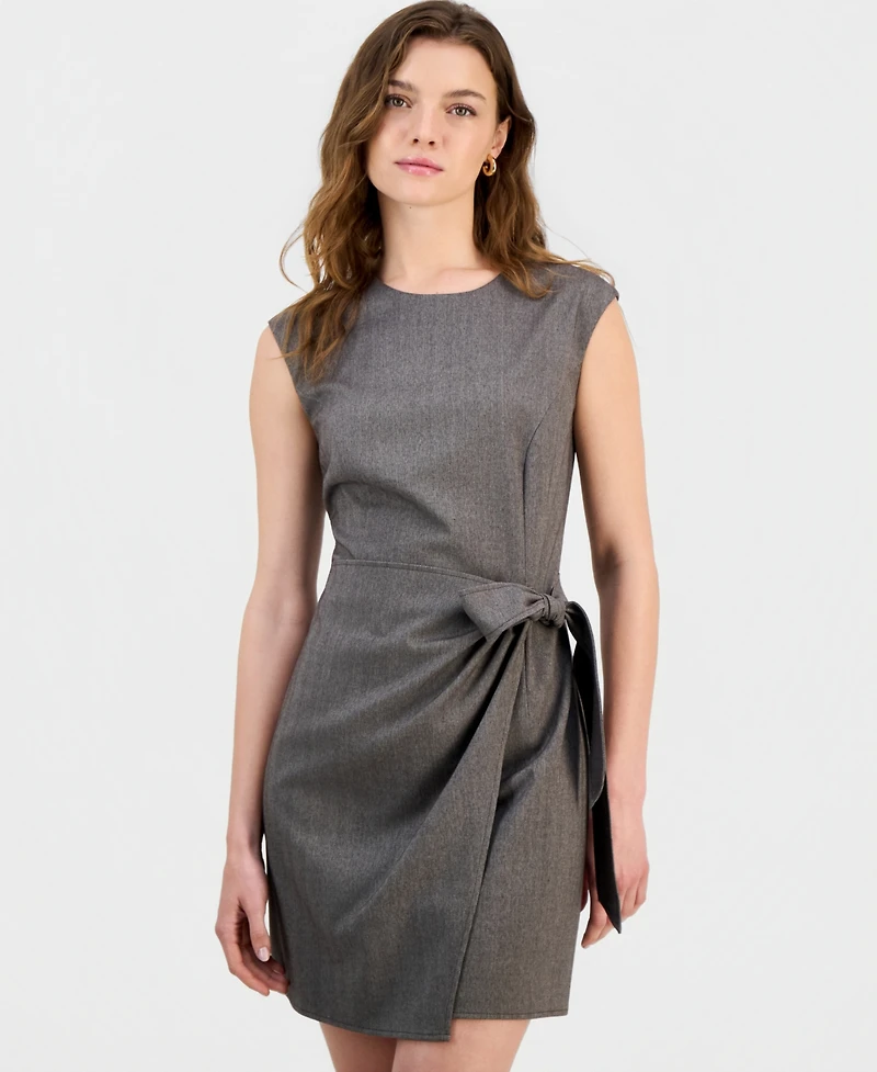 Sam Edelman Women's Tailored Side-Tie Mini Dress