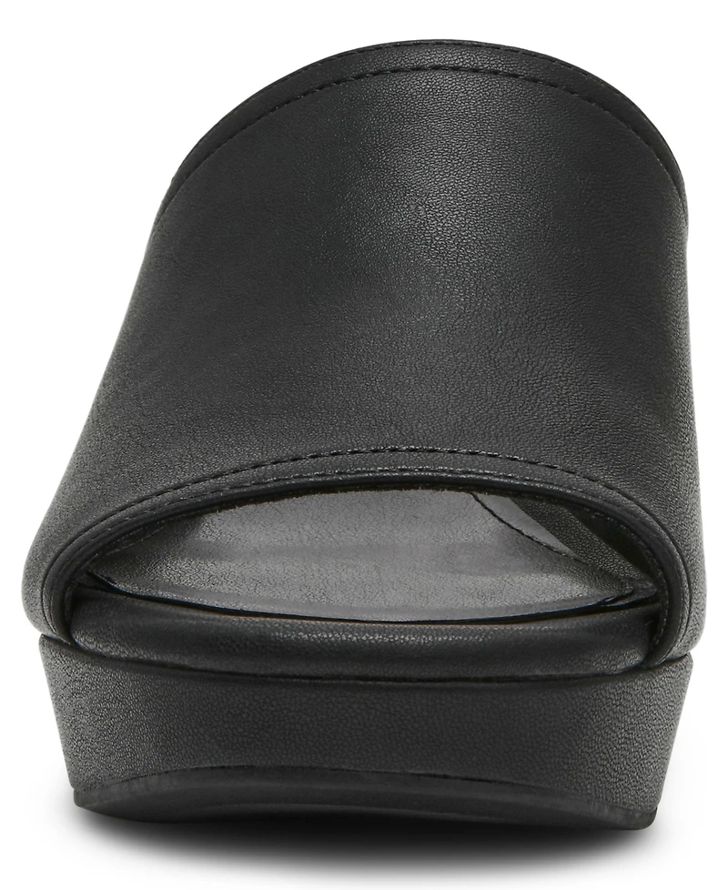 Anne Klein Women's Primo Block Heel Slip-On Sandals