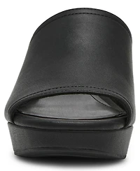 Anne Klein Women's Primo Block Heel Slip-On Sandals