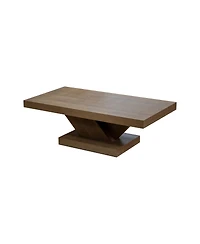 Streamdale Furniture 47" Modern Cross Leg Coffee Table