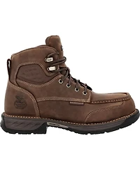 Georgia Boot Men's Athens 360 6" Side-Zip Waterproof Nano Composite Toe Moc-Toe Work