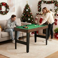 Slickblue 10 in 1 Combo Game Table with Foosball Multi Game Set