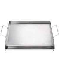 Ecooso 23.5 x 16 Inch Stainless Steel Stove Top Griddle with Handles and Oil Groove