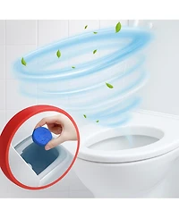 Pursonic Automatic Toilet Bowl Cleaner Tablets Stain & Odor Removal, Long-Lasting Freshness, Water Indicator