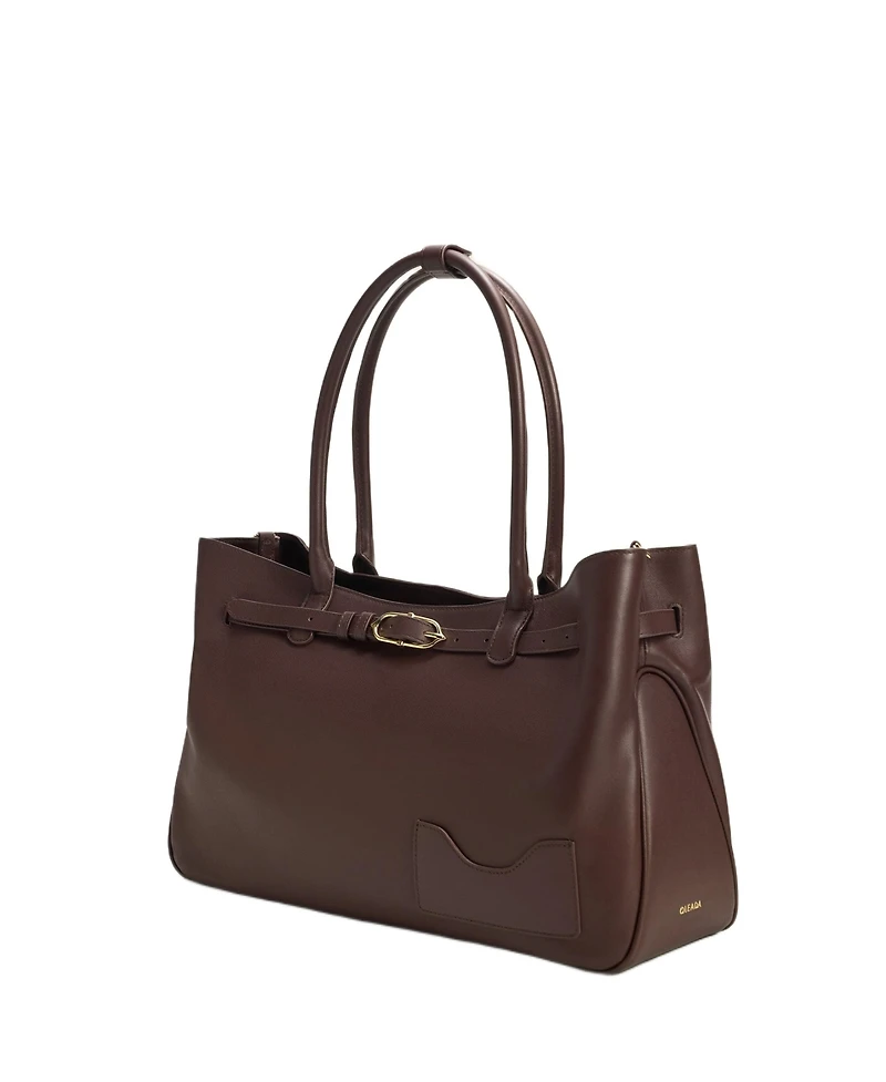 Oleada Marina Napa Leather Tote