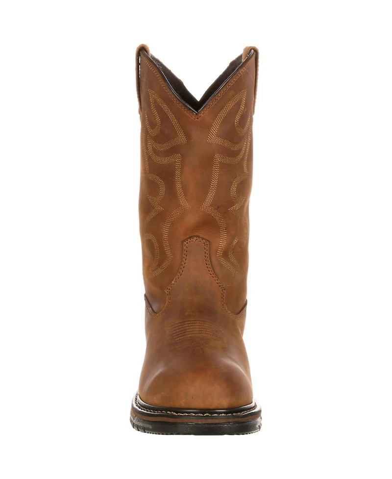 Rocky Men's Original Ride Branson Roper Waterproof Western Boots