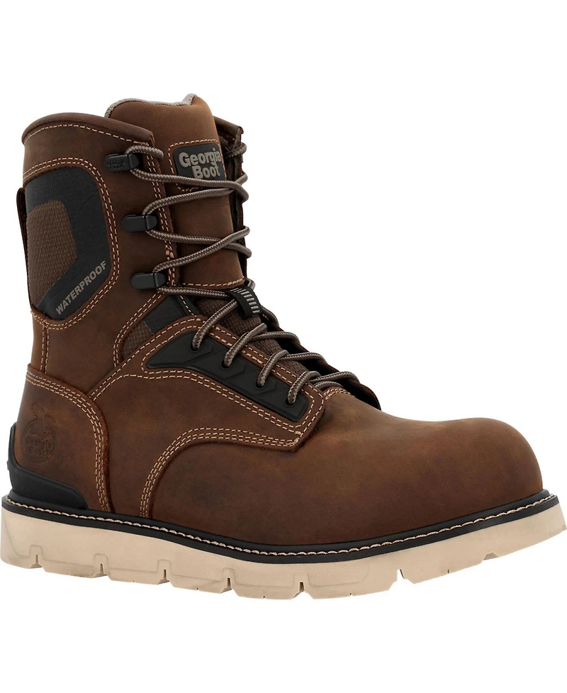 Georgia Boot Men's Carbon Flex Wedge 8" Waterproof Work
