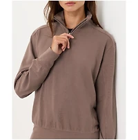 Pact Women's Cloud Knit Quarter Zip Made with Organic Cotton