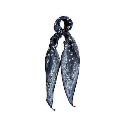 Headbands of Hope Women's Ponytail Hair Scarf - Blue Paisley