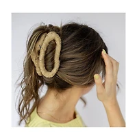 Headbands of Hope Women's Large Oval Threaded Claw Clip
