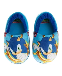 Sonic The Hedgehog Toddler Sega Kids' Slippers Lightweight, Plush