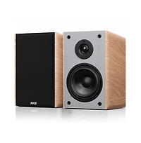 Pyle Home Theater Bookshelf Speakers - 2-Way HiFi Sound