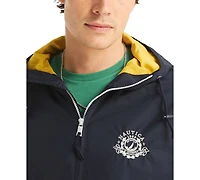 Nautica Men's Crest Logo Nylon Jacket