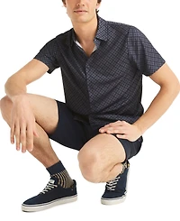 Nautica Men's Short-Sleeve Geo Printed Shirt
