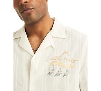 Nautica Men's Short-Sleeve Camp Collar Shirt