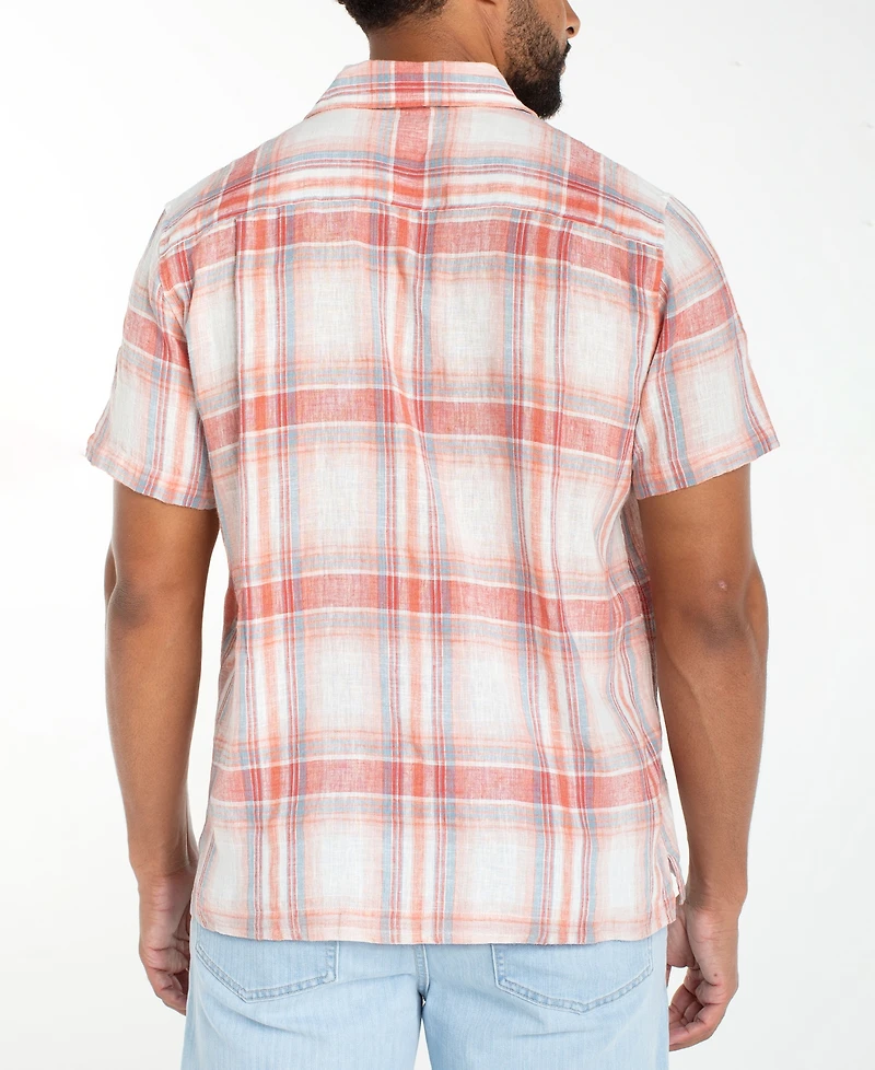 Liverpool Los Angeles Men's Short-Sleeve Button-Up Shirt