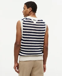 Tommy Hilfiger Men's Open Knit Sweater Vest
