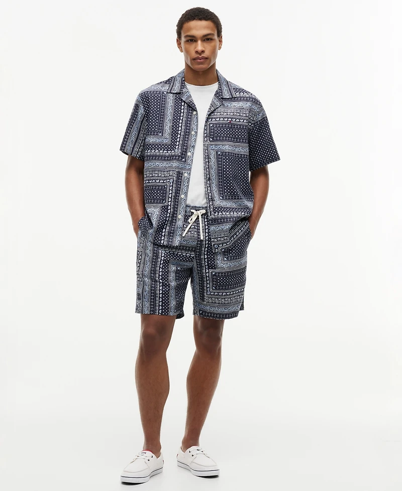 Tommy Hilfiger Men's Bandana Print Shirt