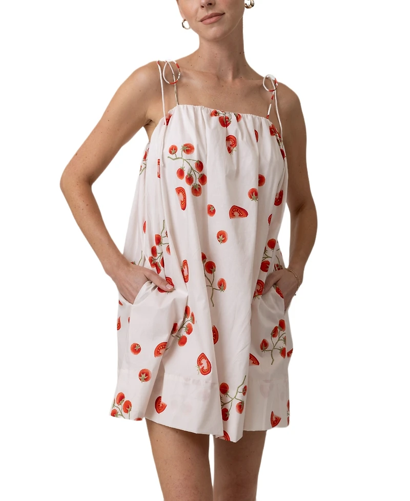 Line & Dot Women's Bellissimo Spaghetti Strap Mini Dress