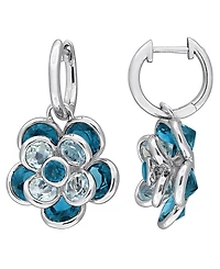 Macy's Blue Topaz (8-1/4 ct. t.w.) Drop Earrings in Sterling Silver