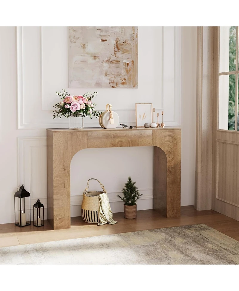 gaomon 47 Inch Long Console Table for Entryway,Slim Narrow Entrance Tables,Foyer Accent,Hallway Table,Farmhouse Wood Sofa Table