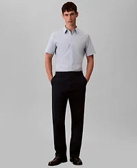 Calvin Klein Men's Solid Short-Sleeve Shirt