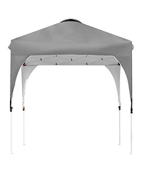 Gouun 6.6 x 6.6 ft Pop Up Canopy Tent with Three Height Settings Roller Bag and Weight Bags