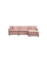 Streamdale Furniture L-Shaped Modular Chenille Sofa