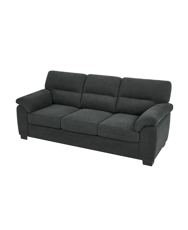 Streamdale Furniture 3 Seater Sofa Modern Textured Fabric Couch