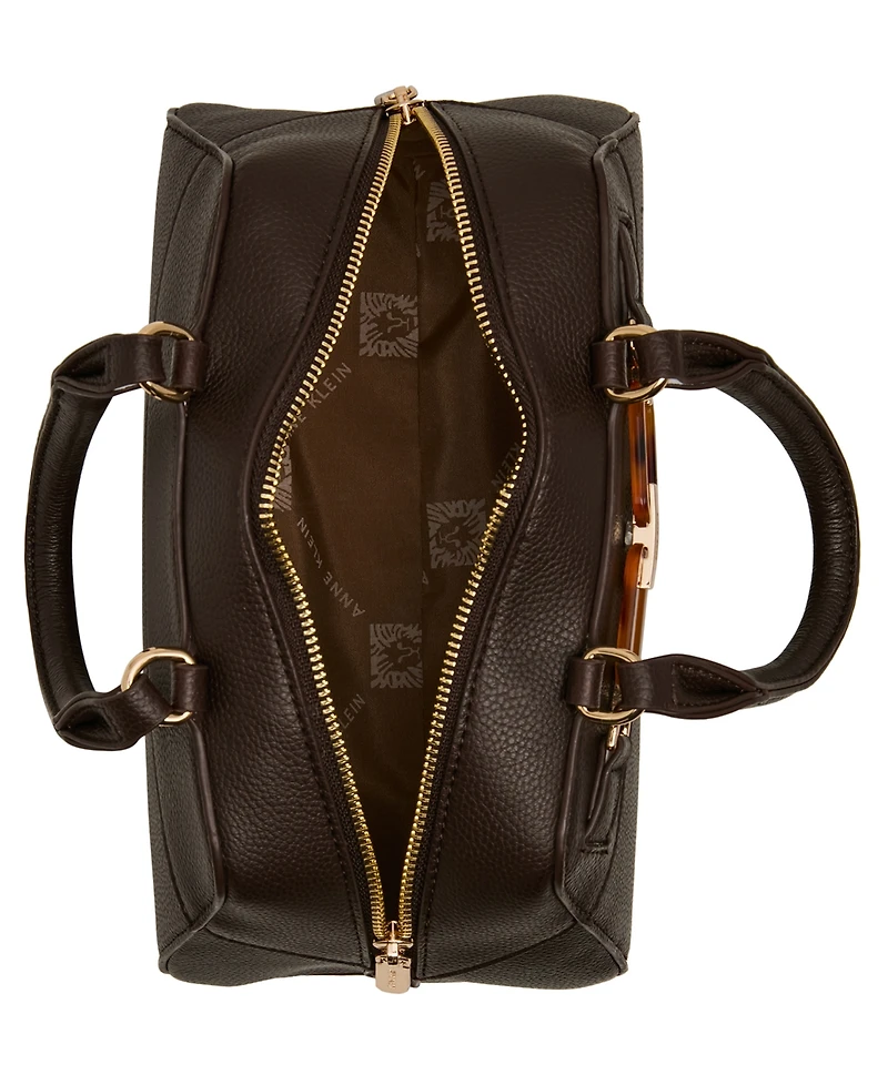 Anne Klein Tortoise Small Satchel Handbag