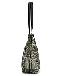 Anne Klein Medium Printed Mesh Tote Handbag