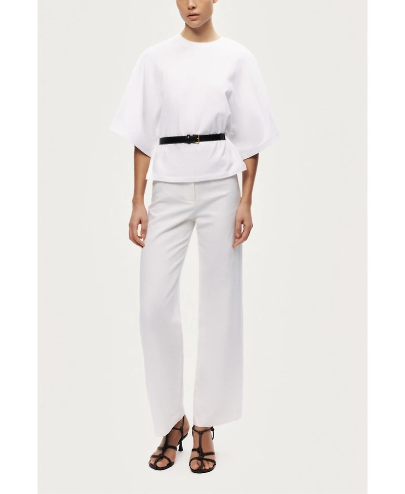 Nocturne Women's Belted Oversized T-Shirt