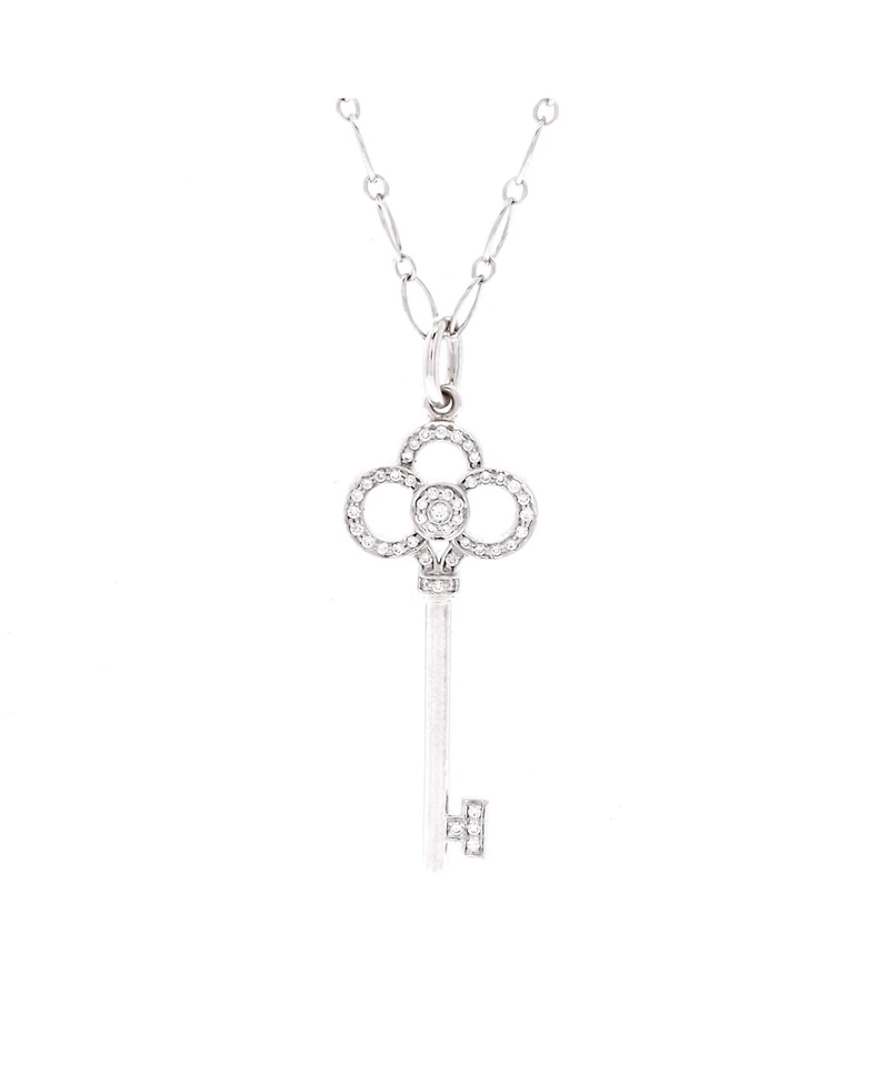 Pre-Owned Tiffany & Co Crown Key Pendant Necklace