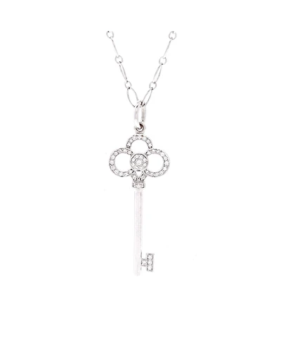 Pre-Owned Tiffany & Co Crown Key Pendant Necklace